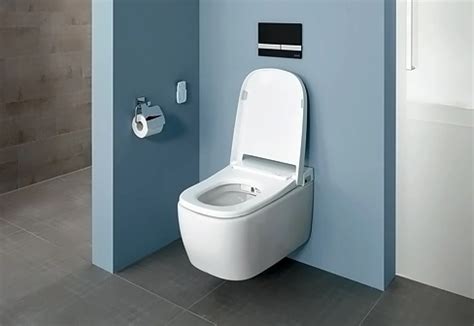 Унитаз подвесной безободковый с функцией биде VitrA V-Care Rim-Ex белый ...