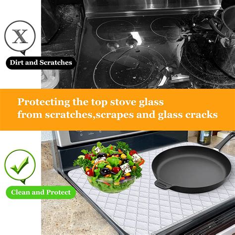 Buy Quilted Stove Top Cover Stove Protector For Glass And Ceramic Stovesglass Cooktop Cover