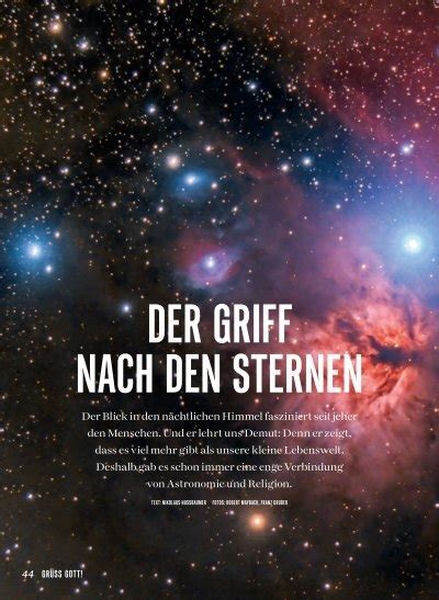 DER GRIFF NACH DEN STERNE