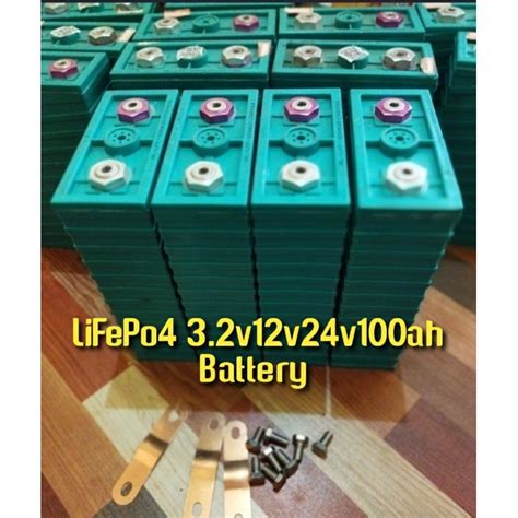 LiFePo4 Lithium Battery 3 2v100ah To 48v100ah Shopee Malaysia