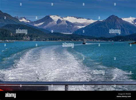 View Of Beautiful Auke Bay Located In Juneau Alaska Stock Photo Alamy