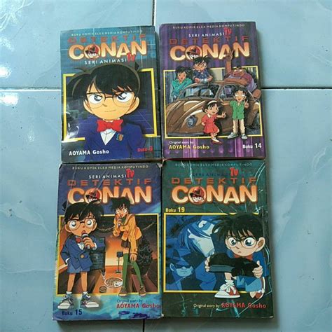 Jual Komik Detektif Conan Seri Animasi Tv Vol 6 14 15 19 Sepaket