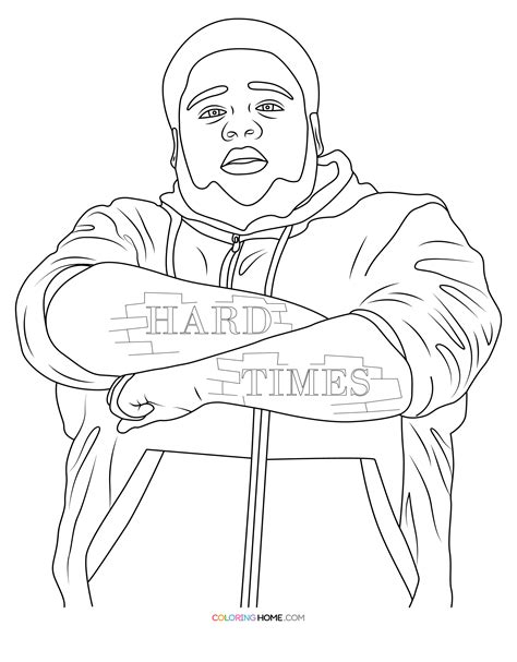 Rod Wave Coloring Page Coloring Home