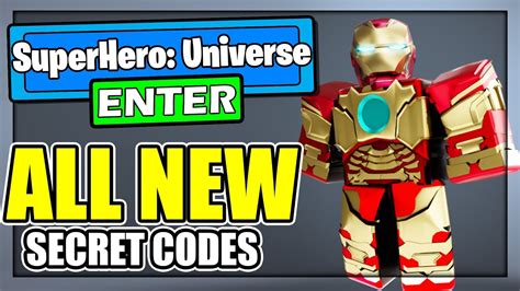 SuperHero Universe JULY CODES UPDATE ALL NEW ROBLOX SuperHero