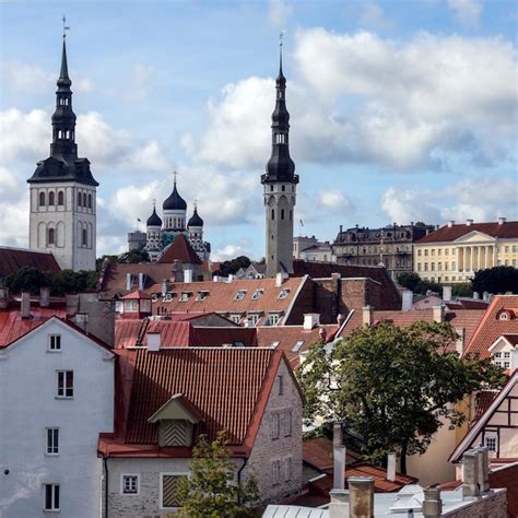 Premium Photo | Tallinn skyline estonia