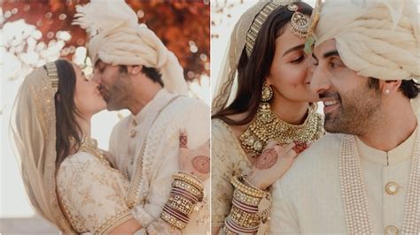 First Pics Out Alia Bhatt Ranbir Kapoor Make Their Wedding Insta