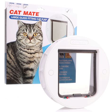 Cat Mate 357 Large Glass Fitting Cat Flap For Double Glazing