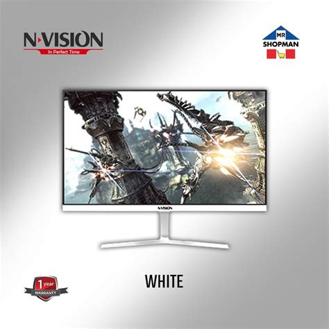 Nvision N2455 Pro 24 Ips 100hz N2455 75hz White Black 1920x1080