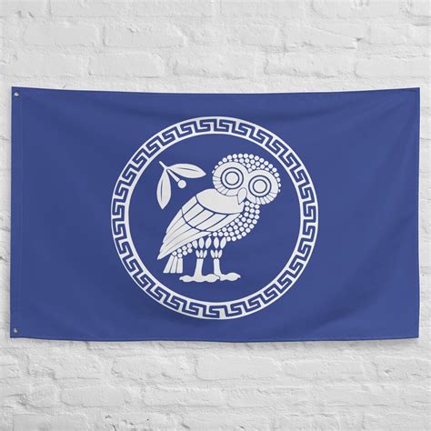 Athens Ancient Athenians Banner Flag 100% Polyester With 2 Iron ...