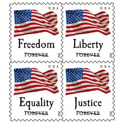 Four Flags Forever Stamp 2012 First Class Forever Stamps 100pcs Stamps