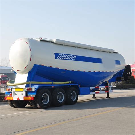 Axles Cbm Dry Bulk Powder Material Tanker Cement Tank Semi Truck