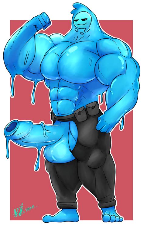 Rule 34 2020 4 Fingers 4 Toes Absurd Res Balls Big Muscles Blue Balls Blue Body Blue Glans