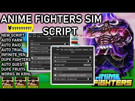 UPD Anime Fighters Simulator Script Hack AutoFarm Auto Quest