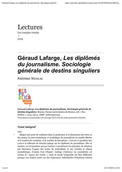 Introduction La Sociologie Par Sept Grands Auteurs Decitre