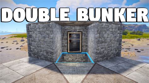 The Perfect 2x1 Double Bunker Rust Base Design For 2023 YouTube