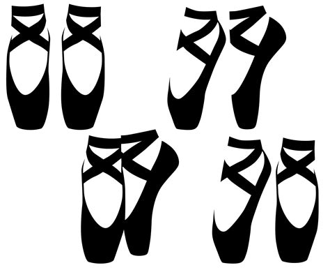 Ballet SVG Ballet Shoes Ballet Ballet Pointe Shoes Shoes Etsy