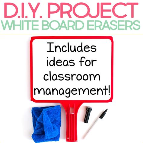 DIY Easy and Cheap Erasers for Whiteboards