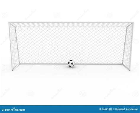 White Football Goal 1 Stock Illustration Illustration Of Exercise