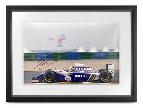 Nigel Mansell Signed Williams Fw Photograph Motor Sport Magazine