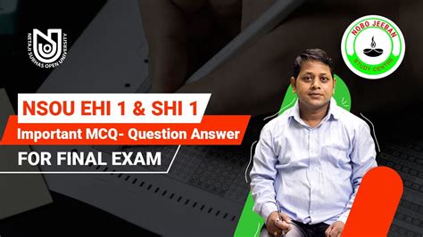 NSOU EHI 1 SHI 1 Important MCQ Question Answer For Final Exam Part