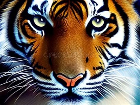 Bengal Tiger Beautiful Painting Stock Illustration - Illustration of bengal, beautiful: 277194220