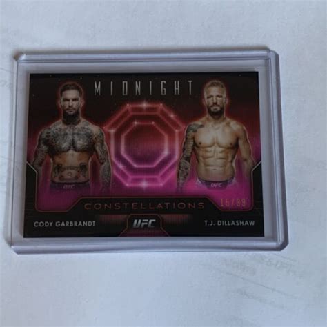 2024 Topps UFC Midnight CODY GARBRANDT TJ DILLASHAW Constellations SP