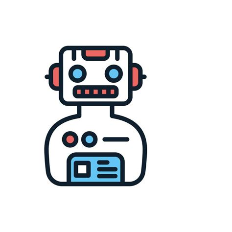 Robot Icon In Vector Illustration 23752825 Vector Art At Vecteezy