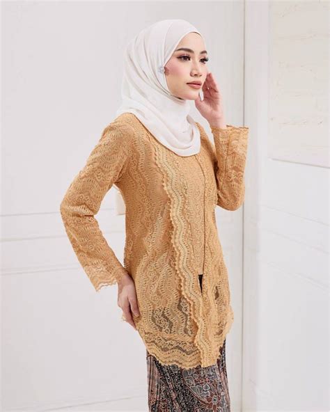 Lovisa Kebaya In Nude Brown Women S Fashion Muslimah Fashion Baju