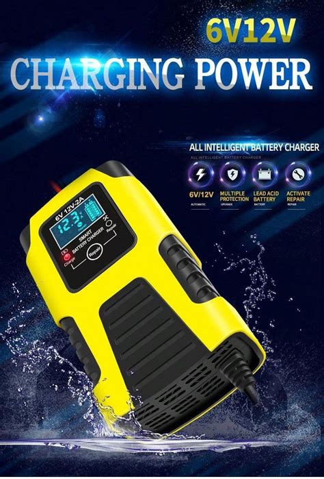 Motorcycle Battery Charger 6v 12v 2a Pedal Lead Acid Battery Full Intelligent Repair Multi