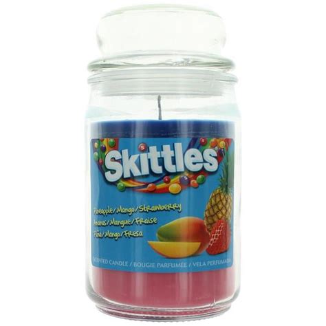 Skittles Cskit16pms 16 Oz Scented Candle Triple Pour Jar For Pineaaple