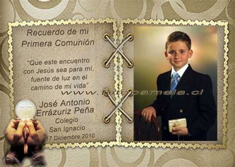 Primera Comunion Tarjetas Y Santitos Recuerdos Invitaciones En Santiago