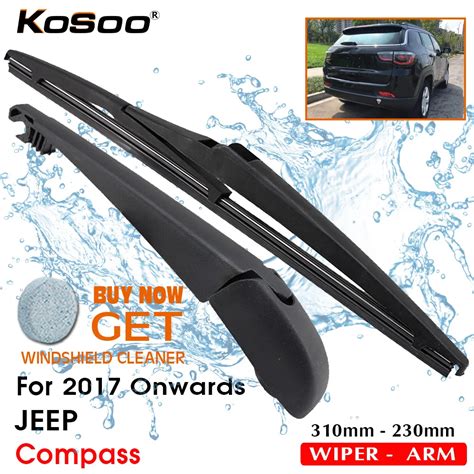 Kosoo Rear Wiper Blade Para Jeep Compass Limpador De P Ra Brisa