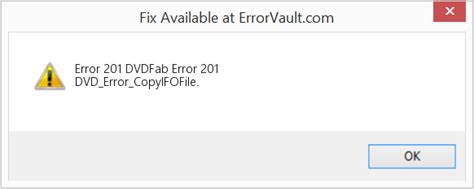 How To Fix Error 201 Dvdfab Error 201 Dvderrorcopyifofile