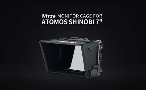 Nitze Shinobi 7 Cage With Sunhood For Atomos Shinobi 7 Monitor JT