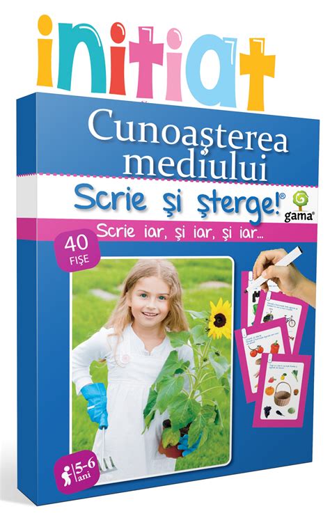 Cunoasterea Mediului Scrie Si Sterge Initiat 5 6 Ani PDF Autor