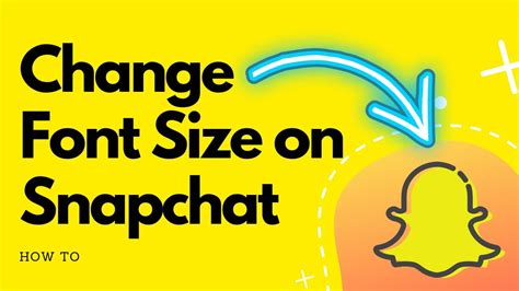 How To Change Font Size On Snapchat YouTube