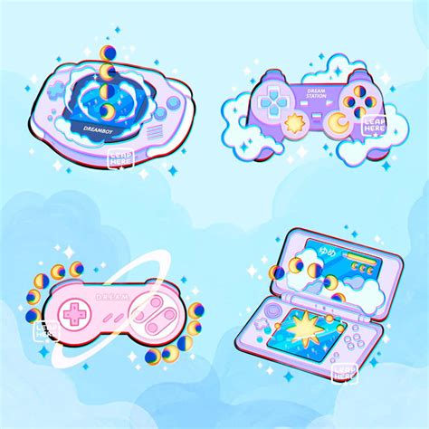 Download Kawaii Gaming Setup With Pink And Blue Highlights Wallpaper