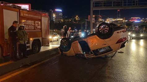 Beylikdüzü E 5 kara yolunda zincirleme trafik kazası 4 yaralı Son