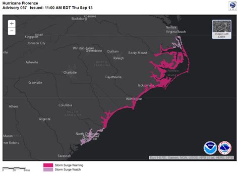 Hurricane Florence path includes 4 port cities - DAT Freight ...