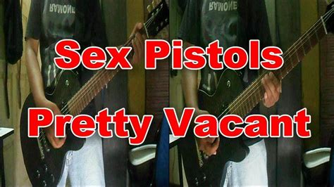 Sex Pistols Pretty Vacant Guitar Cover With Backing Track Youtube