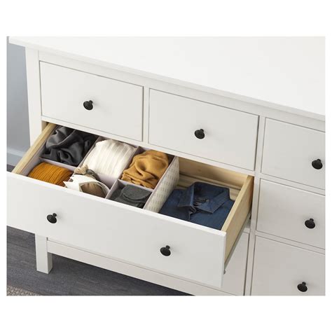 Hemnes Chest Of 8 Drawers White Stain 160x96 Cm Ikea