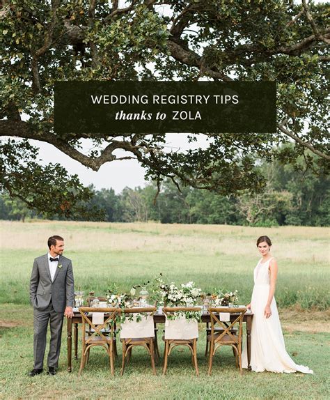 Tips For Creating A Perfect Wedding Registry With Zola Green Wedding