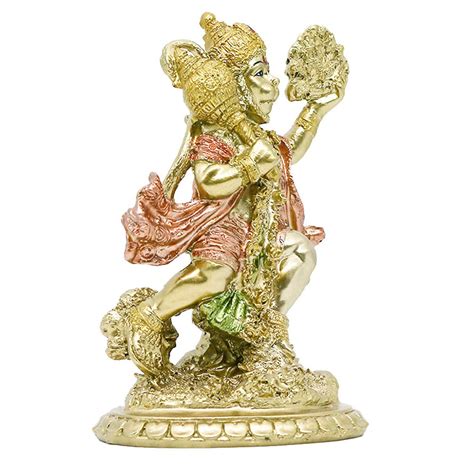 Buy Hindu God Flying Hanuman Statue Indian Small Idol Murti Pooja