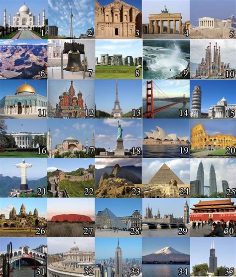 World Landmarks | World famous places, Landmarks quiz, Picture clues