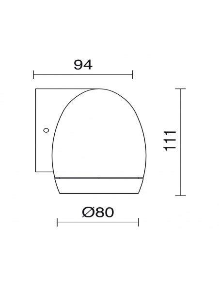 Aplique De Pared De Exterior Antracita Dopo Novolux Lighting