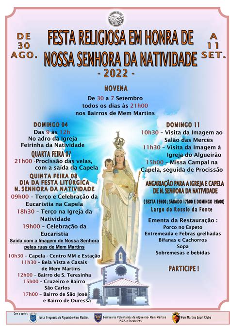 Festa De Nossa Senhora Da Natividade 2022 Algueirão Mem Martins