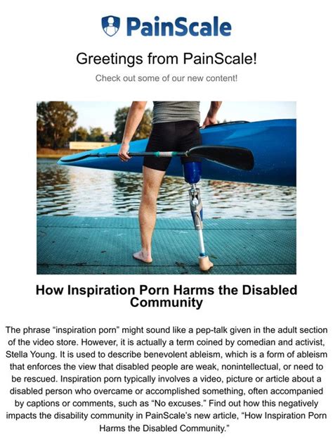 PainScale How Inspiration Porn Harms The Disabled Community Milled