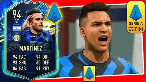 TOTS MARTINEZ REVIEW FIFA 21 TOTS 94 LAUTARO MARTINEZ PLAYER REVIEW