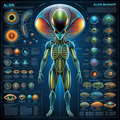 Area 51 1947 Alien Anatomy Sheet 💫👽📖 Ai Generated Artwork