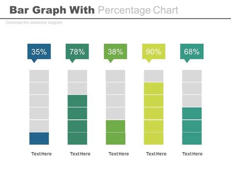 Bar Graph With Percentage Chart And Icons Powerpoint Slides ...